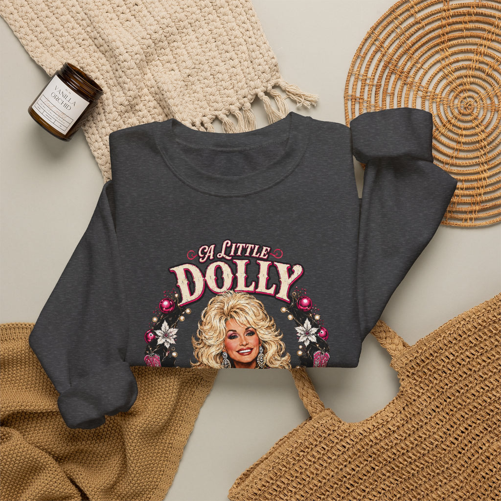 Dolly Christmas Sweatshirt – "A Lotta Christmas" Holiday Crewneck