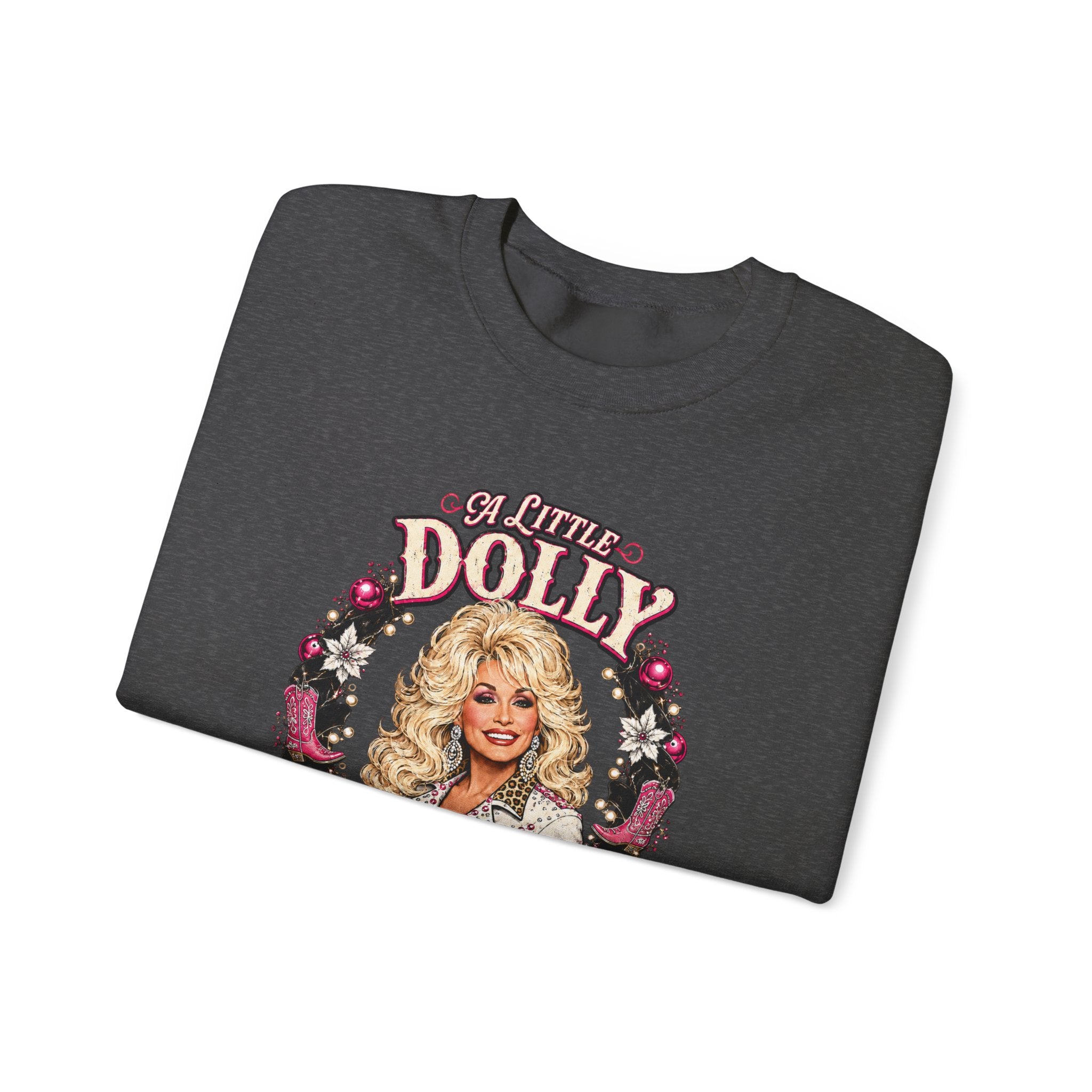Dolly Christmas Sweatshirt – "A Lotta Christmas" Holiday Crewneck