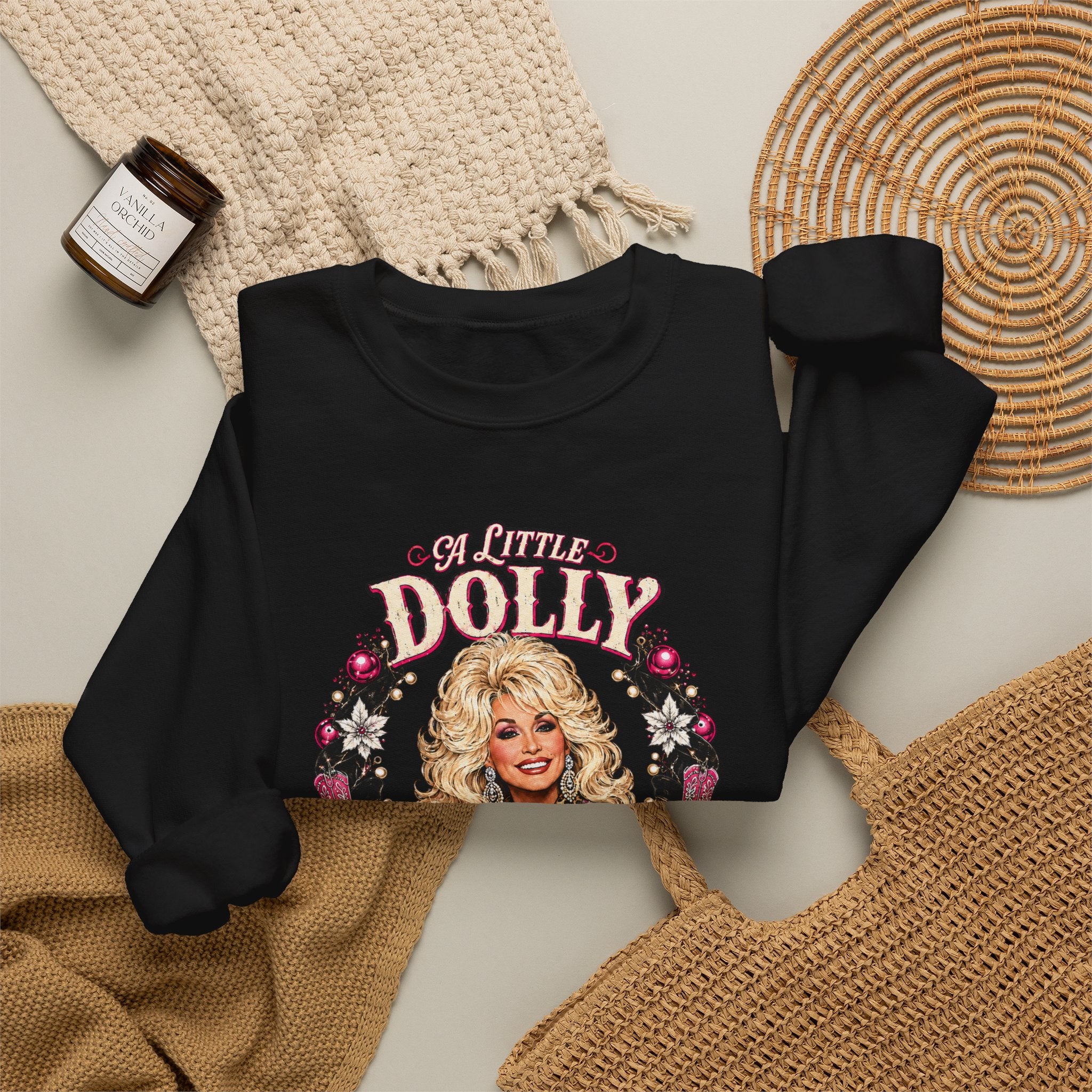Dolly A Lotta Christmas Crewneck Sweatshirt