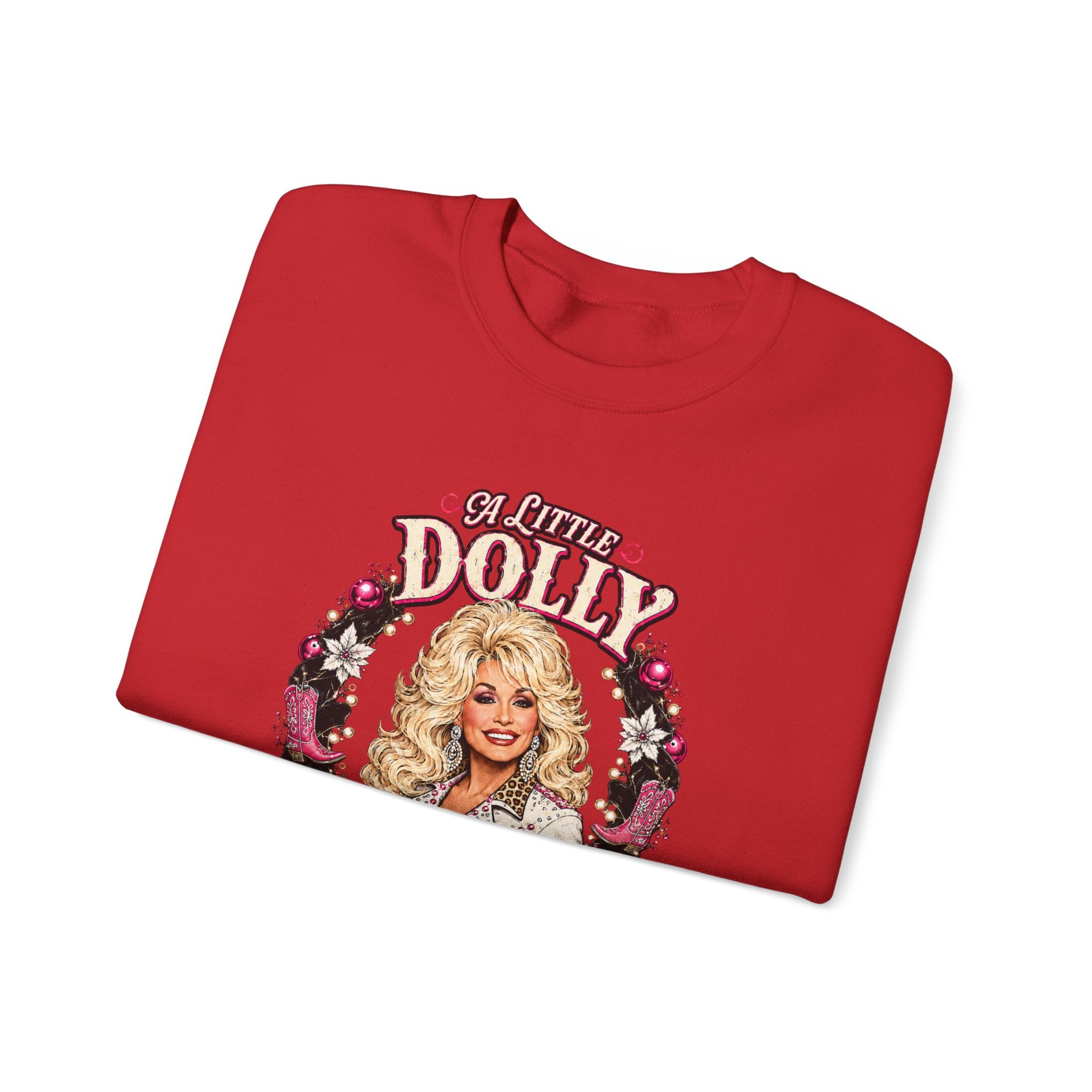 Dolly Christmas Sweatshirt – "A Lotta Christmas" Holiday Crewneck