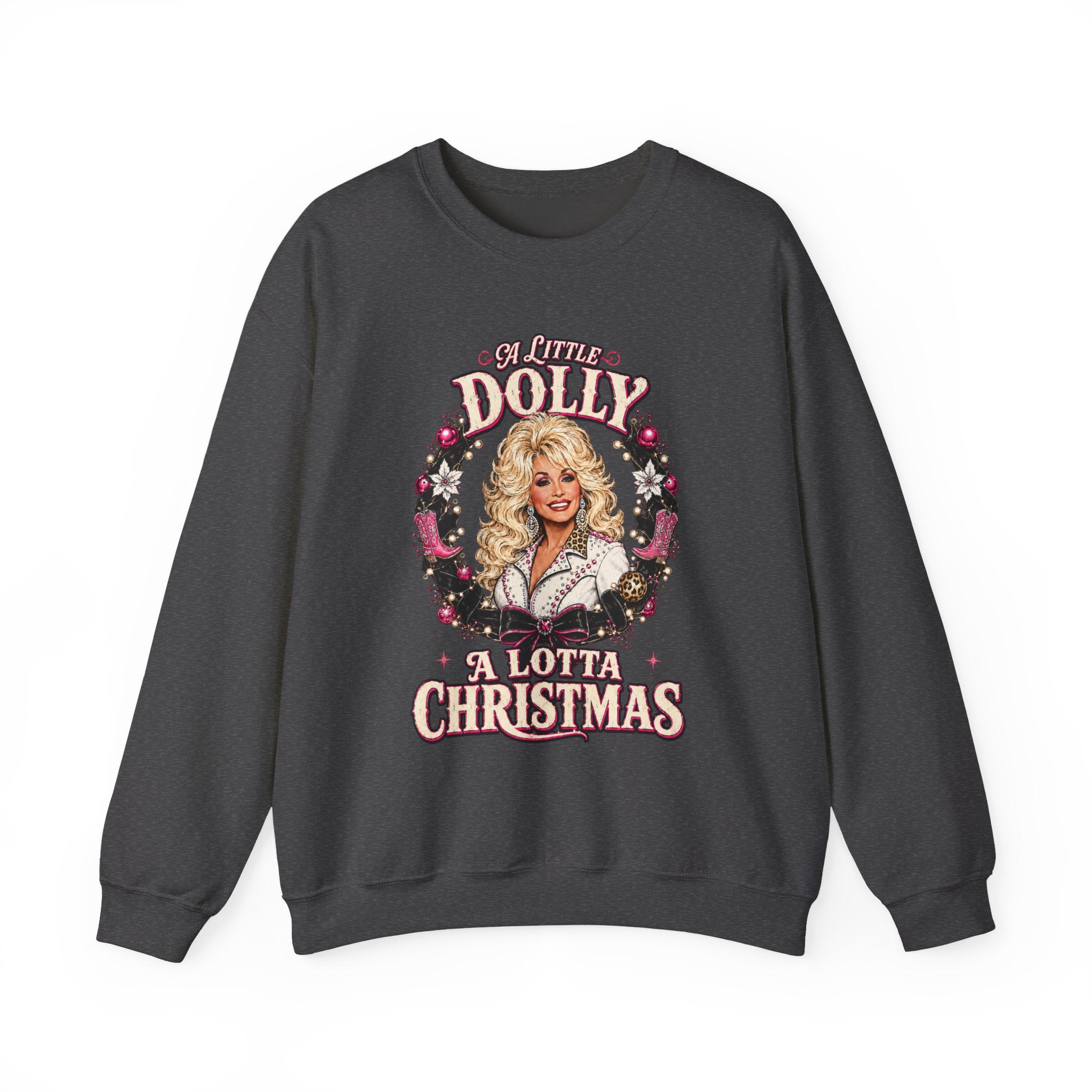Dolly Christmas Sweatshirt – "A Lotta Christmas" Holiday Crewneck