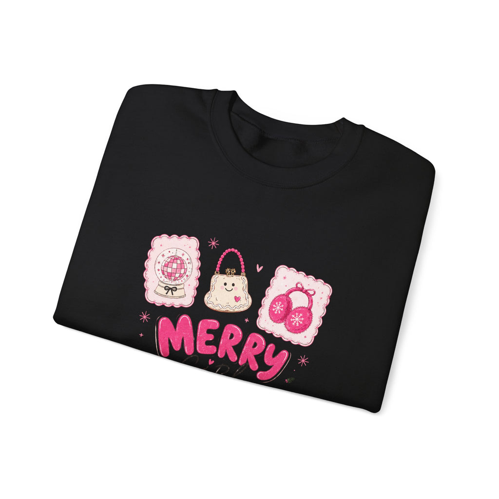 Crewneck Sweatshirt — Merry Girl Season Holiday Graphic