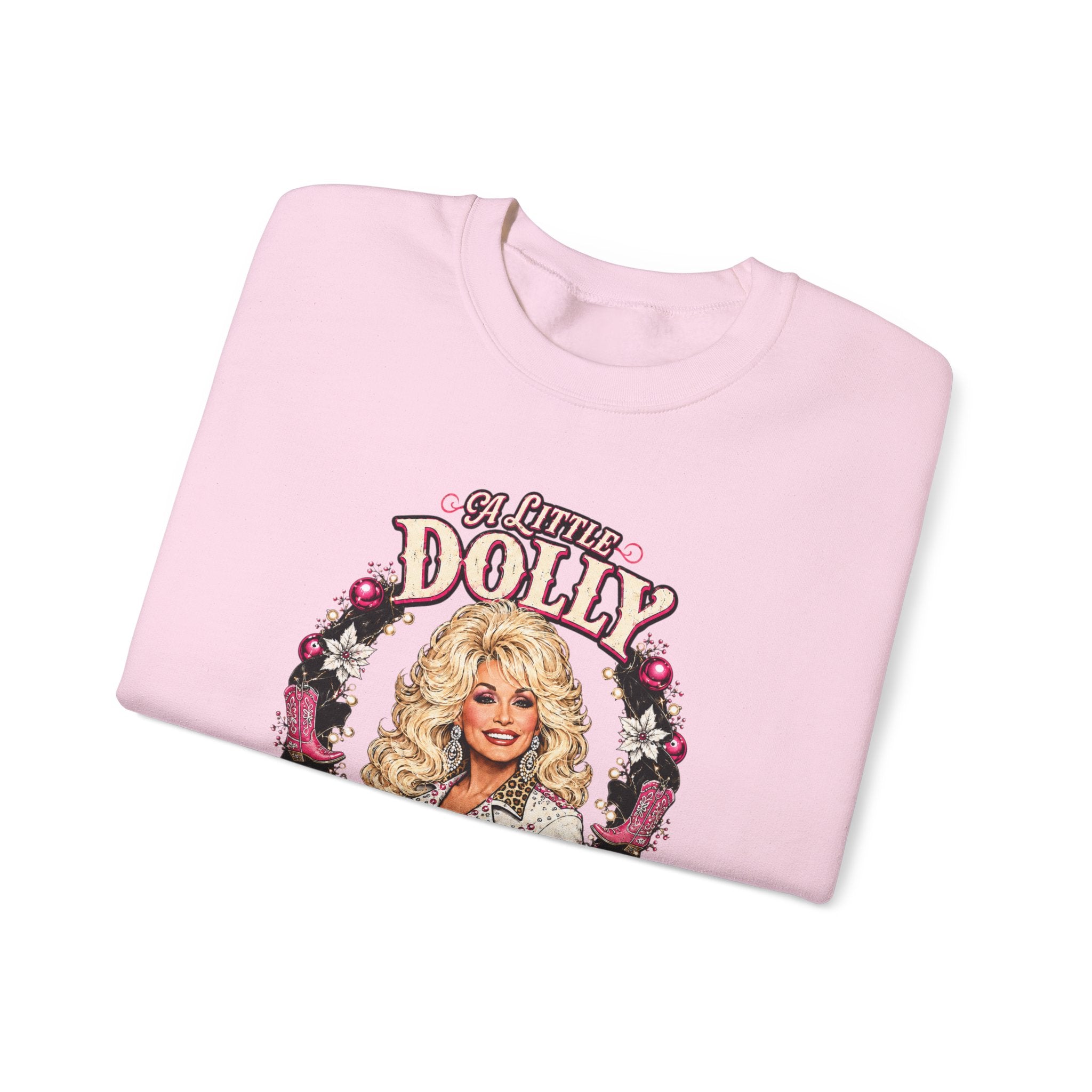 Dolly Christmas Sweatshirt – "A Lotta Christmas" Holiday Crewneck