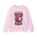 Crewneck Sweatshirt — "Dead Serious About My Dreams" Retro Skull Graphic