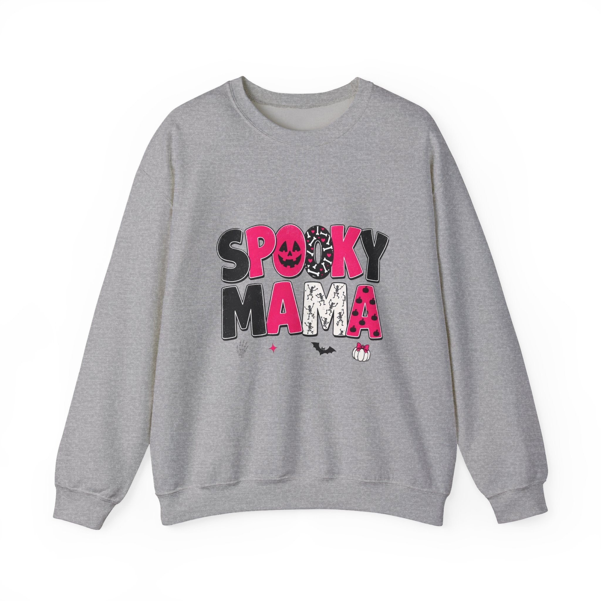 Spooky Mama Sweatshirt — Cute Halloween Mom Crewneck