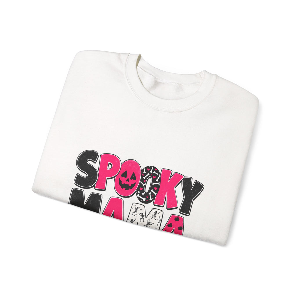 Spooky Mama Sweatshirt — Cute Halloween Mom Crewneck